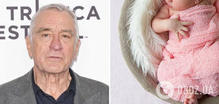 Robert De Niro po raz pierwszy pokazał swoją nowo narodzoną córkę i zdradził, że jego kochanka jest młodsza od niego o 34 lata. Fot.