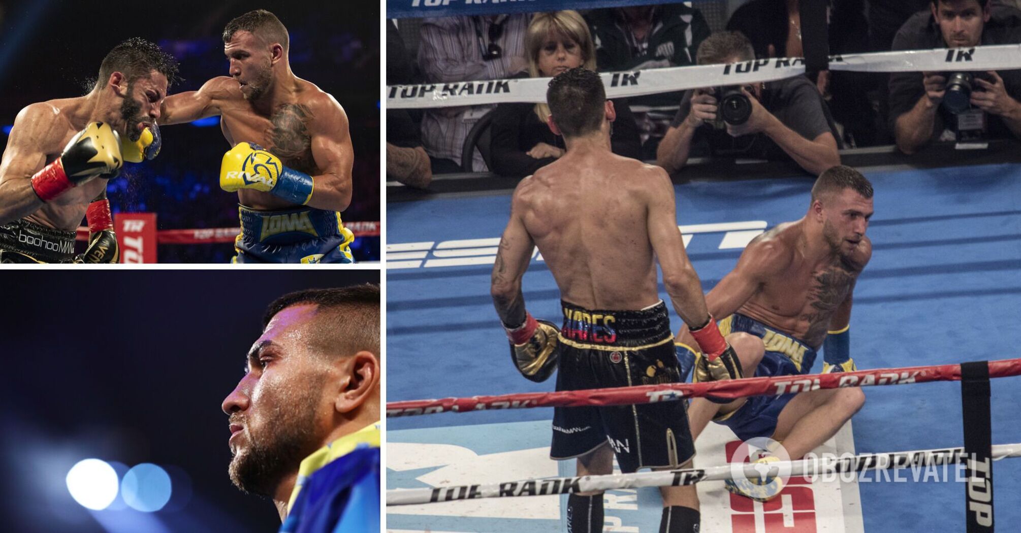 Lomachenko was knocked out, but won by knockout. How it was. Video