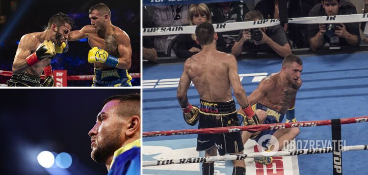 Lomachenko was knocked out, but won by knockout. How it was. Video