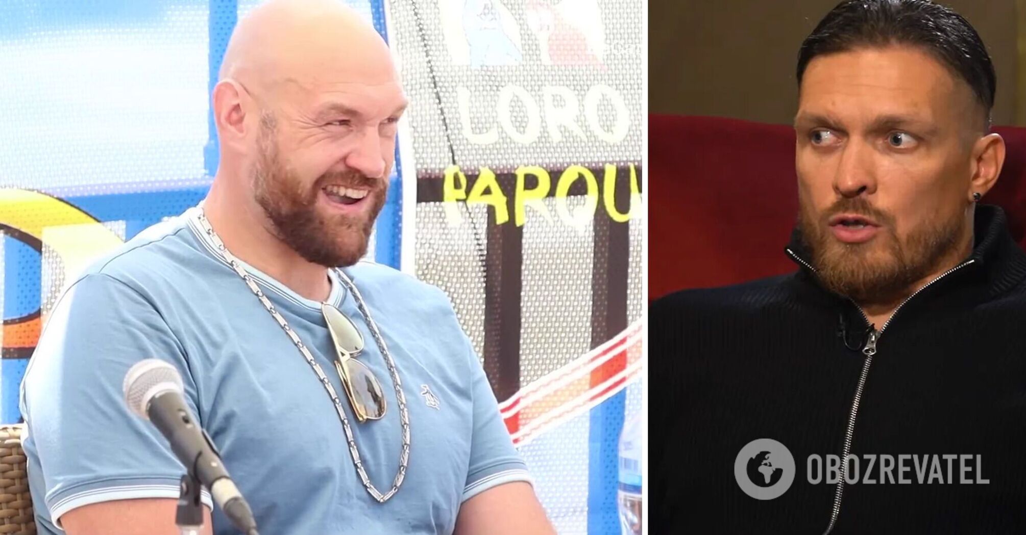 "Usik is a dick!" Tyson Fury made a boorish prank at a press conference. Video