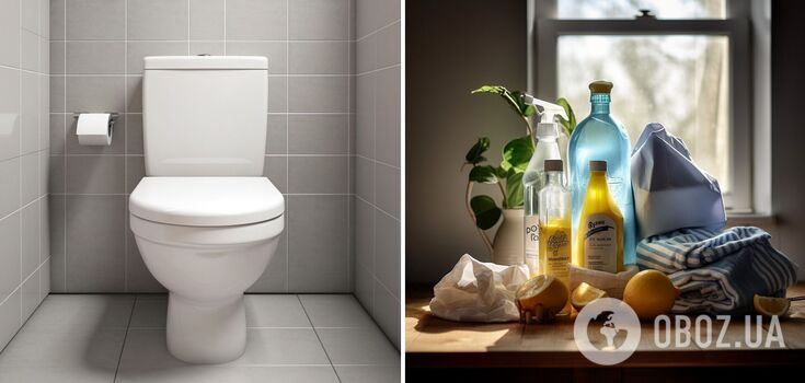How to get rid of rust in the toilet bowl: a grandma's trick