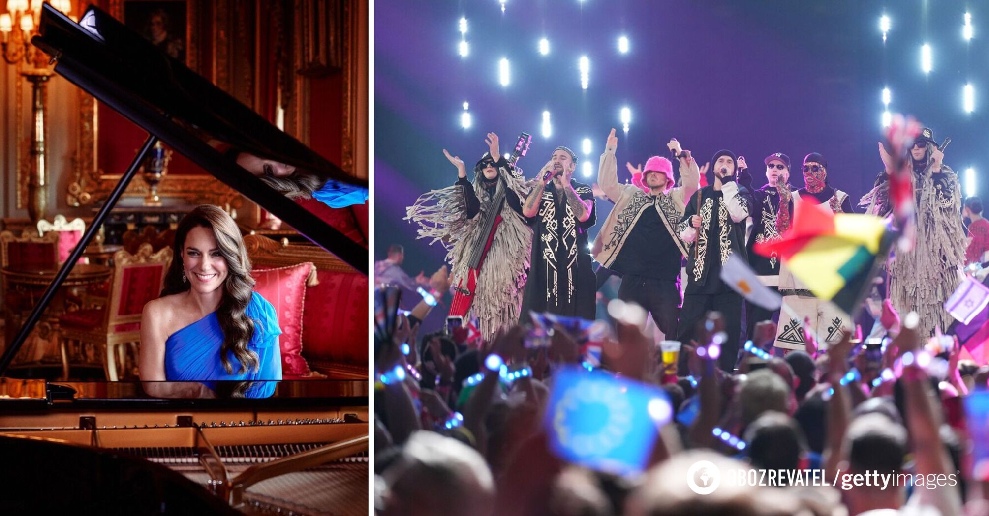 Kate Middleton showed how she was filmed for the opening of Eurovision 2023 to "Stephanie." Video