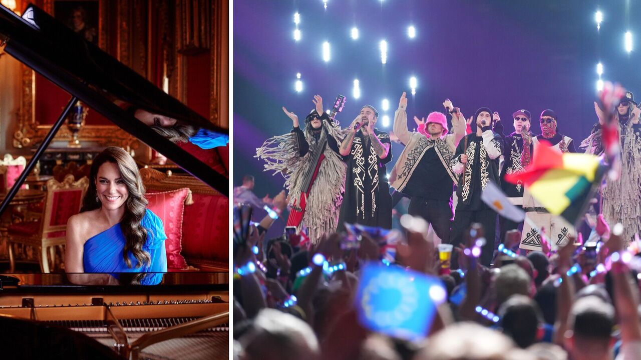 Kate Middleton showed how she was filmed for the opening of Eurovision 2023 to "Stephanie." Video