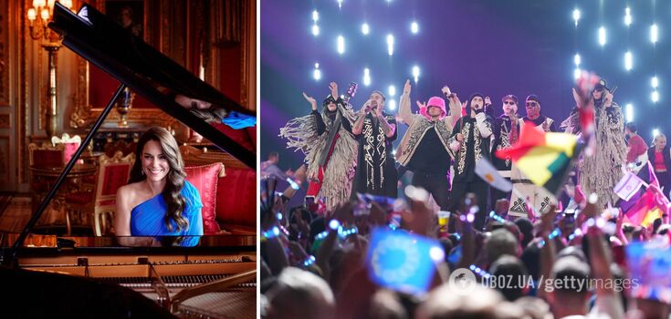 Kate Middleton showed how she was filmed for the opening of Eurovision 2023 to "Stephanie." Video