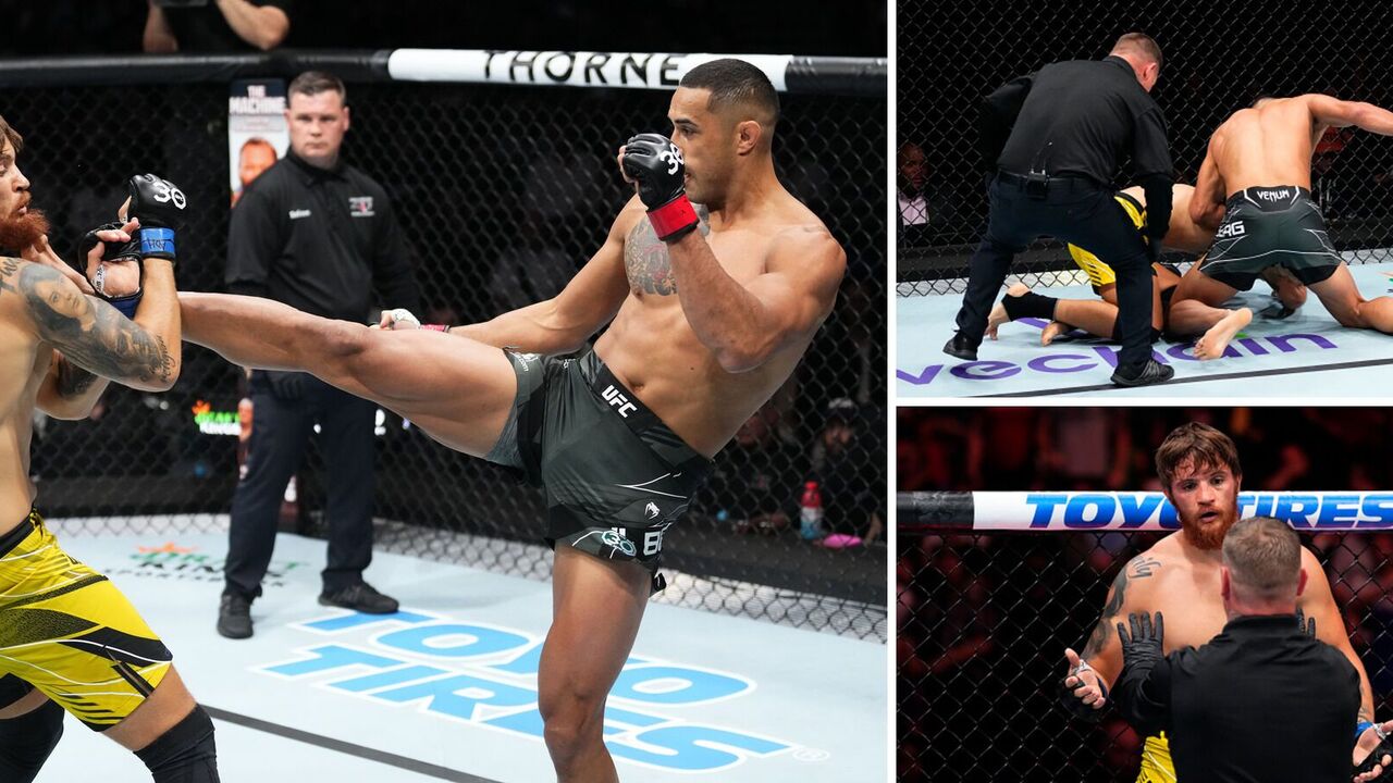 The Ukrainian UFC fighter lost by knockout on the second minute of the fight, without making a single punch. Video