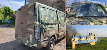 Ekipa ewakuacyjna trafiona ogniem Federacji Rosyjskiej w pobliżu Bachmutu: pięciu policjantów rannych. Fot. i wideo