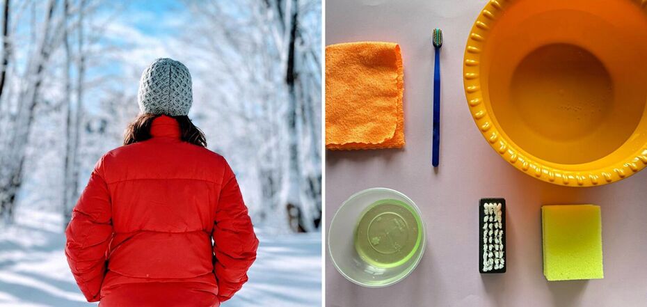 How to clean a down jacket without washing an effective method