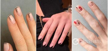 Geometric manicure will be one of the main trends in 2023: the best ideas. Photo.