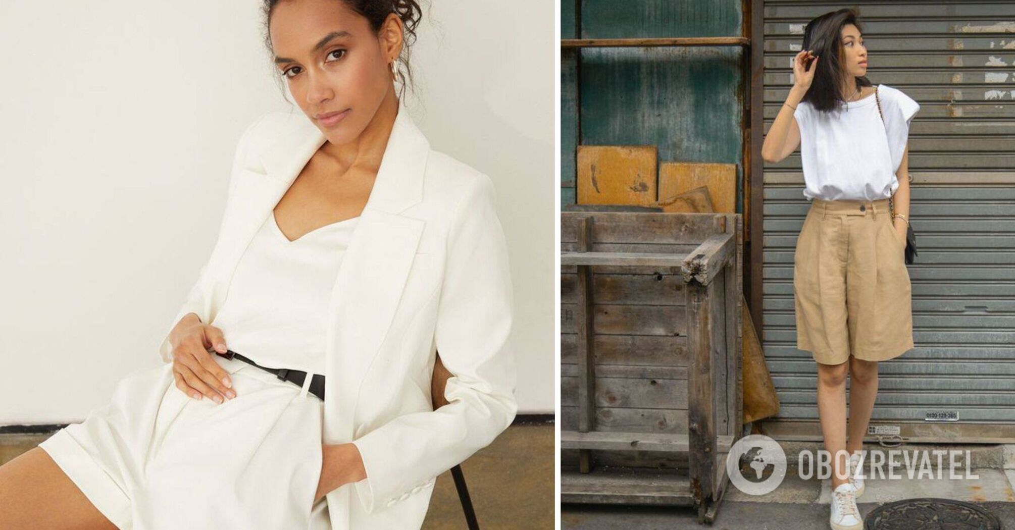 What shorts to wear to look slimmer and taller: 5 secrets of real fashionistas. Photo.
