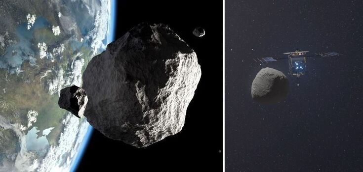On the asteroid Ryugu, flying past Earth and Mars, discovered organics that could create life