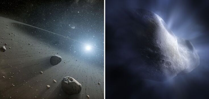 NASA finds water and a new secret in a rare comet in the solar system