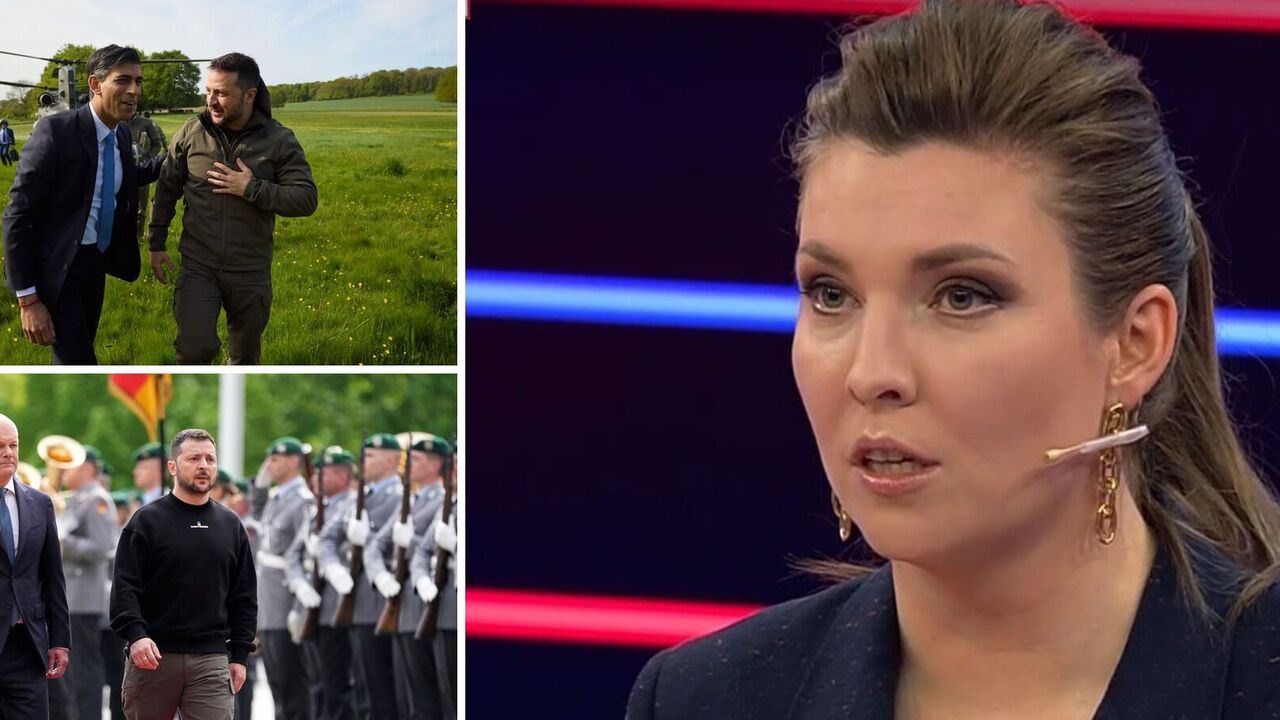 "Brzmi niepokojąco": Skabejewa zaniepokojona zachodnią pomocą wojskową dla Ukrainy i zasugerowała długą wojnę. Wideo