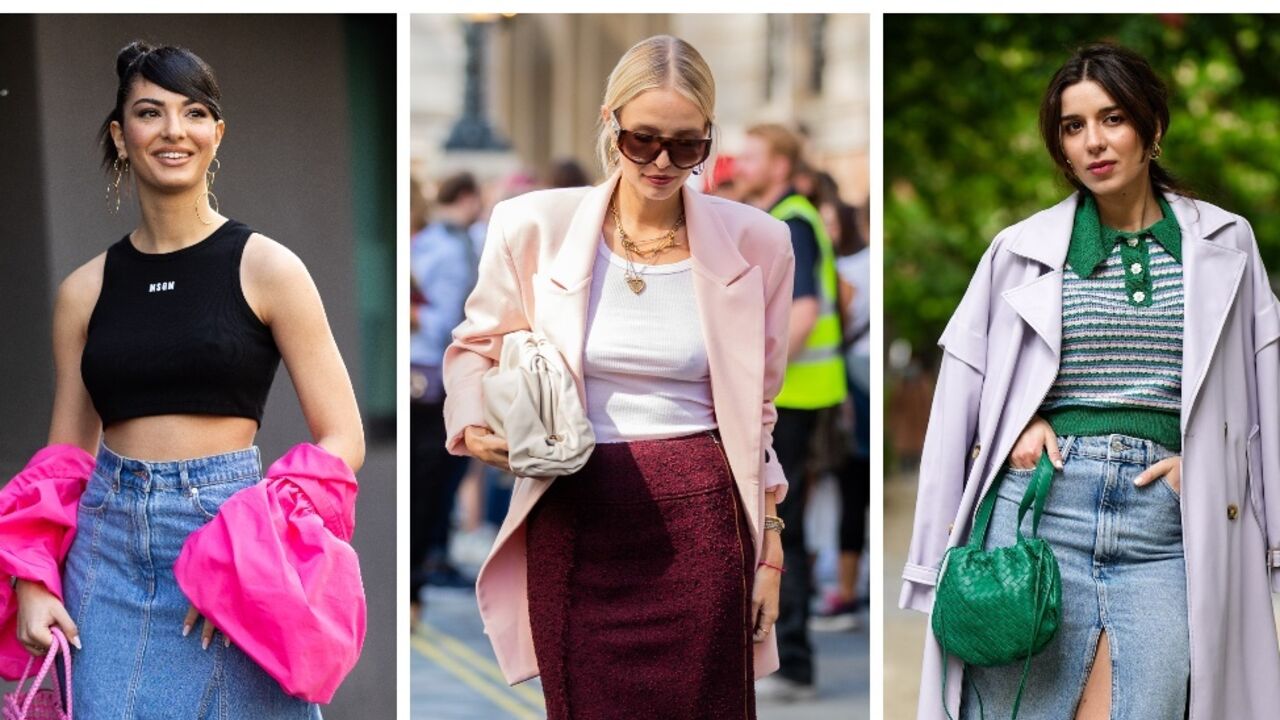 Stylish French glam: 5 ideas with what to wear maxi skirts. Photo