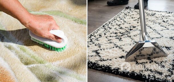 How to clean a rug: the ingenious dry method