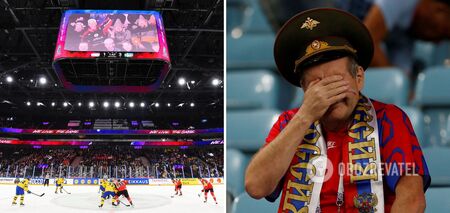 At the World Ice Hockey Championship, a fan was forced to take off his shirt with the inscription 'Russia', causing hysteria in the State Duma
