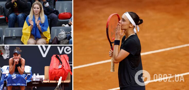 Ukrainian tennis player defeats Russian and reaches the final of the super tournament in Rome without giving her opponent a hand