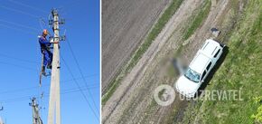 3 regional power company employees were killed in the Sumy region: the occupiers attacked their cars with drones. Photo.