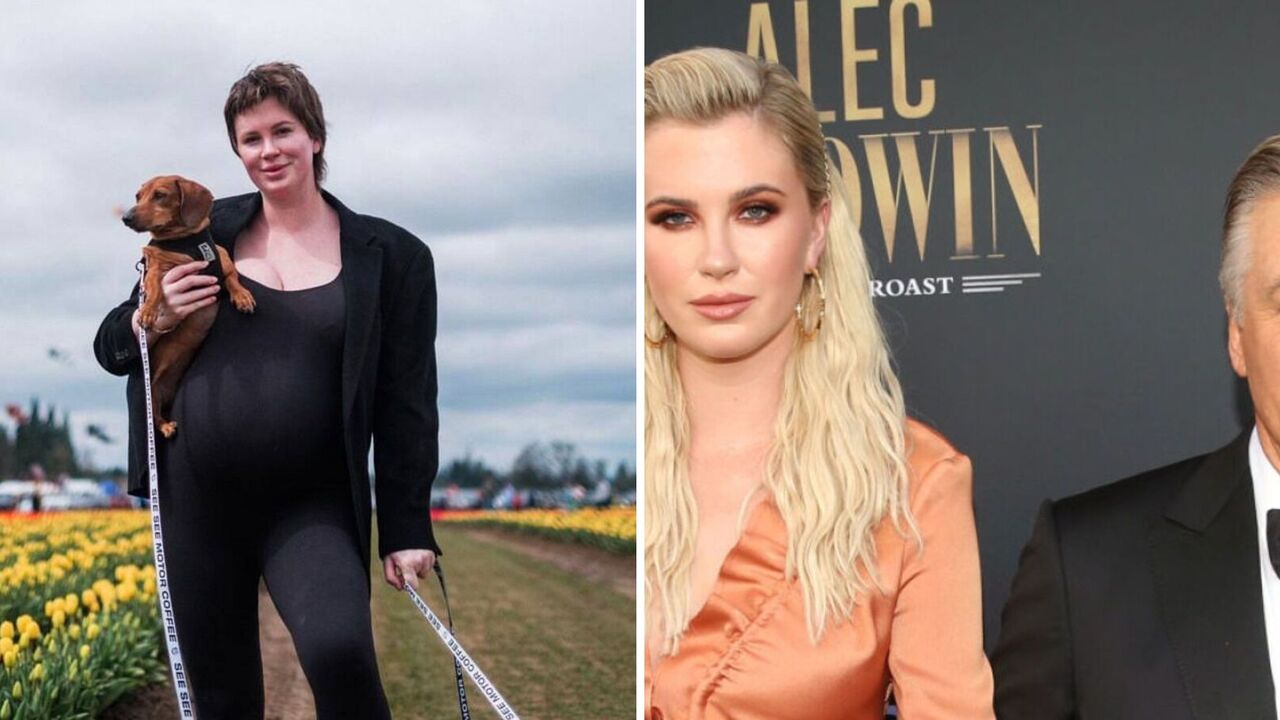 Alec Baldwin's daughter became a mother for the first time and showed a happy photo with her husband and baby