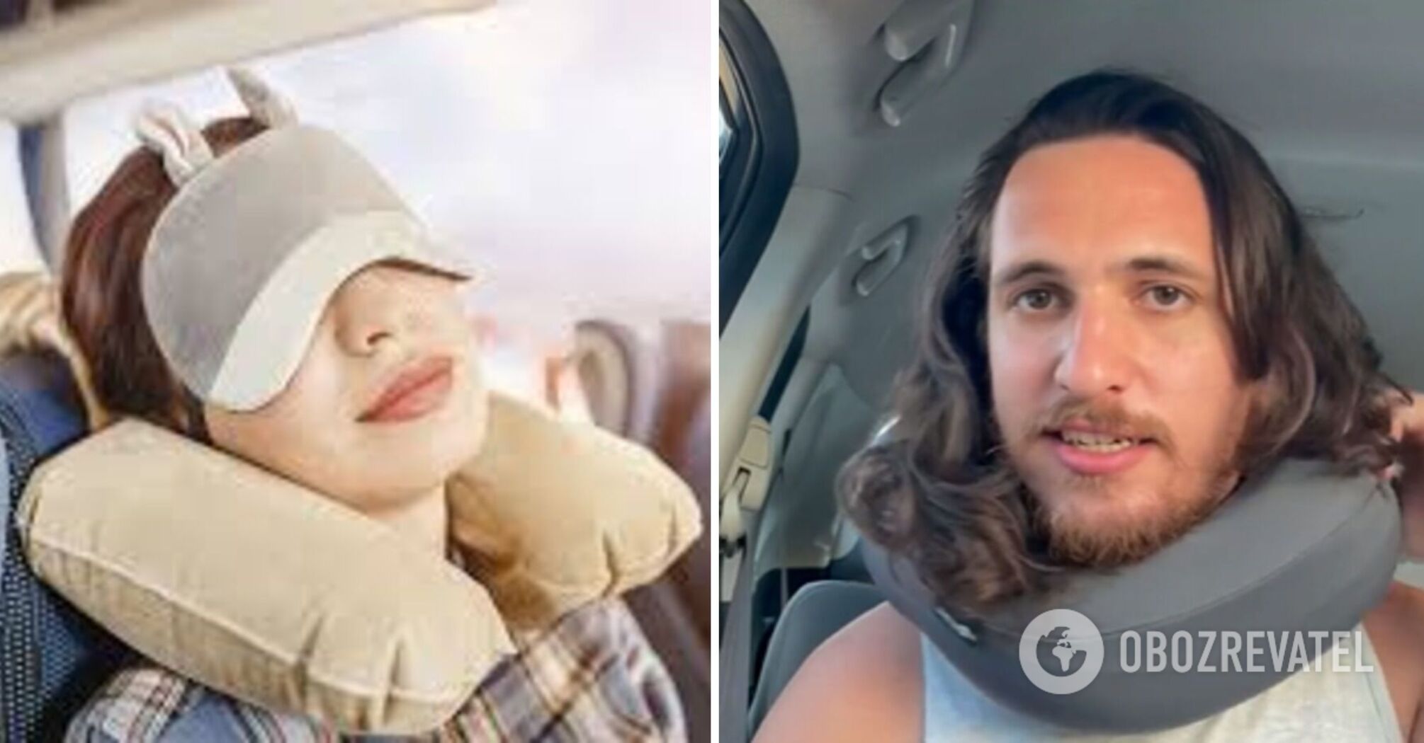 Wszyscy robią to źle. TikTok szokujące wideo o tym, jak używać poduszki podróżnej
