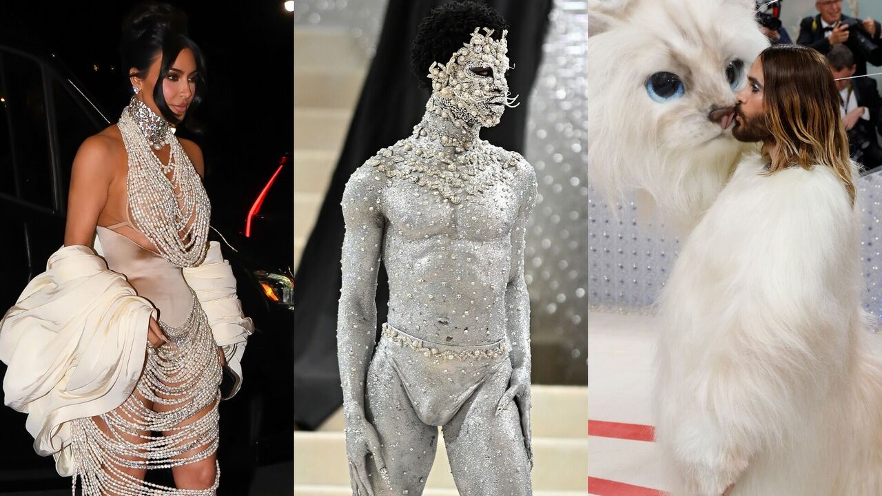 Jared Leto in a cat costume and Kim Kardashian in pearls: the weirdest looks of Met Gala-2023