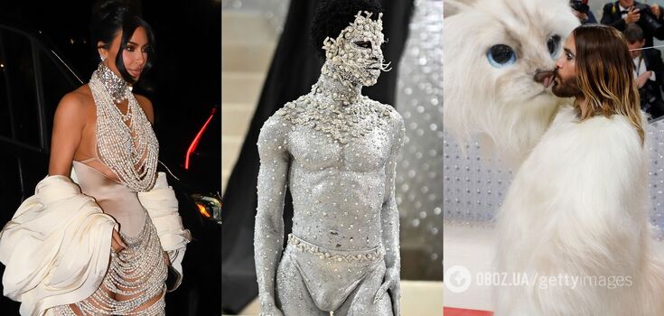 Jared Leto in a cat costume and Kim Kardashian in pearls: the weirdest looks of Met Gala-2023
