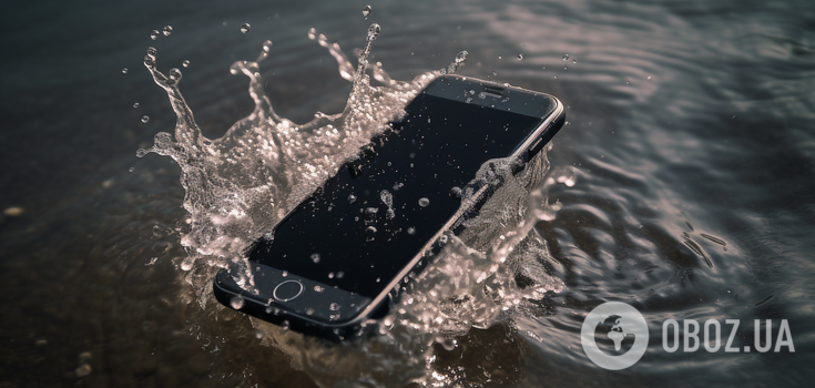 What to do if you drop your phone in water: you should hurry