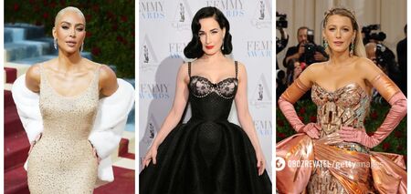 Dita Von Teese had her ribs removed, and the Kardashians changed the shape of her navel: 5 of the strangest plastic surgery stars. Photo.