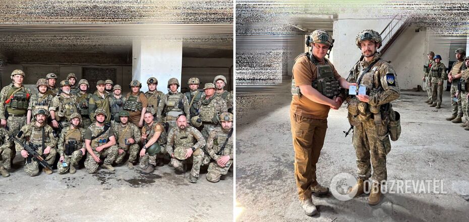 Ukrainian soldiers awarded in the Kherson region