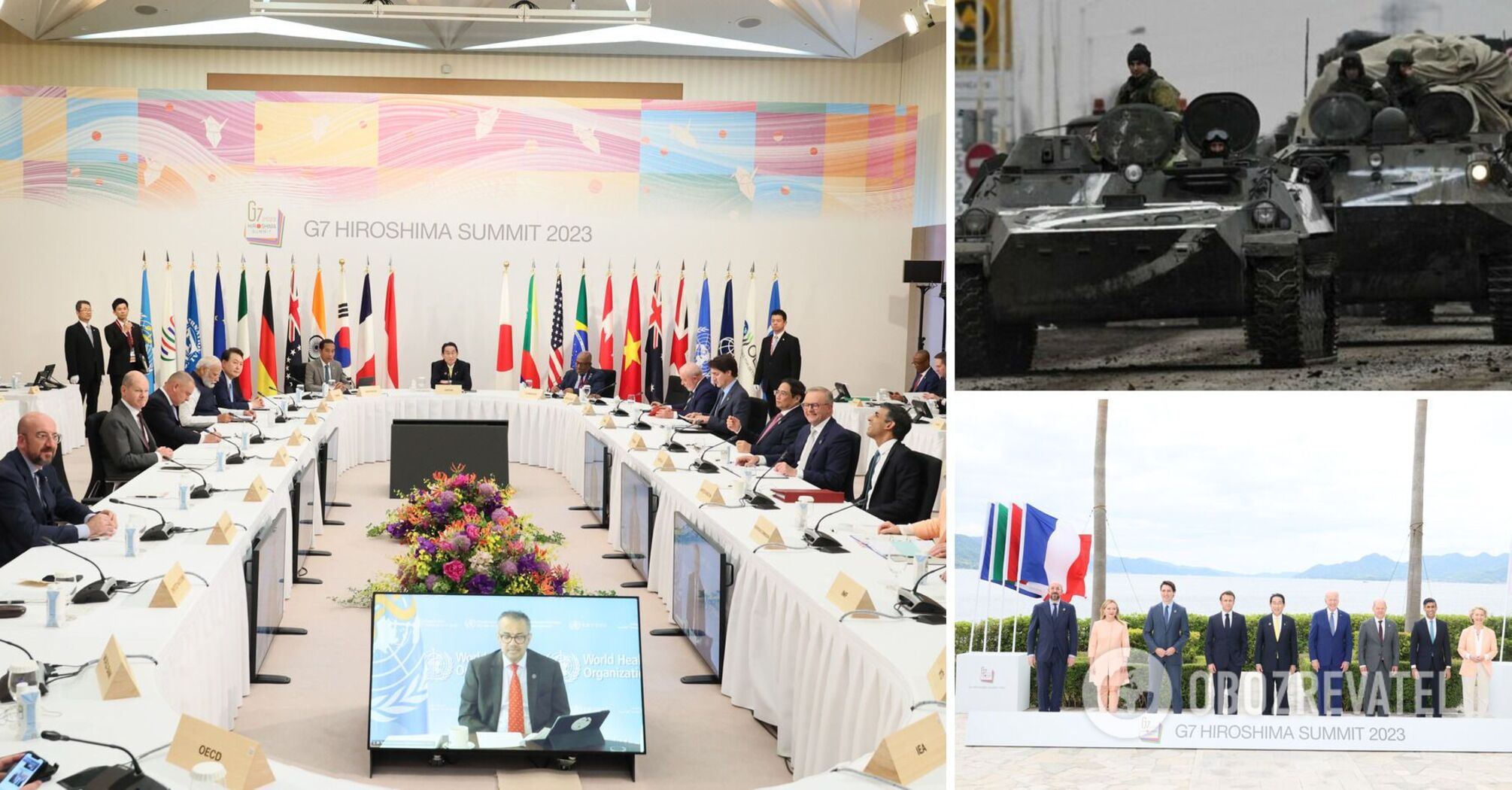 At the G7 summit in Japan, Russia was said to have violated international law