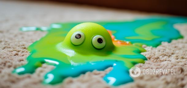How to peel kid's slime off different surfaces: tips and tricks