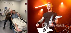 Vocalist of the legendary Metallica band visited wounded Ukrainian defenders undergoing treatment in the United States. Photo.