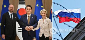 Przywódcy UE i Korei wzywają Rosję do natychmiastowego wycofania wojsk z Ukrainy i obiecują zwiększyć presję na Kreml