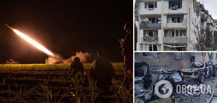 Over Dnepropetrovsk region overnight shot down 15 drones and four missiles, but there are arrivals and destruction: eight people were injured. Photo