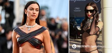 Rosjanka Irina Shayk zhańbiła się w Cannes, desperacko próbując zwrócić na siebie uwagę: modelka przyszła w bieliźnie.