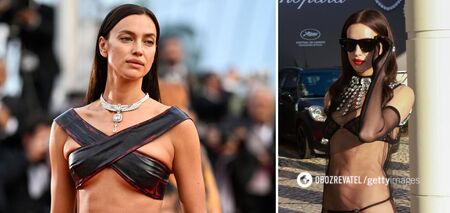 Russian Irina Shayk disgraced herself in Cannes, desperately trying to attract attention: the model came in her underwear