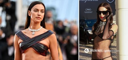 Rosjanka Irina Shayk zhańbiła się w Cannes, desperacko próbując zwrócić na siebie uwagę: modelka przyszła w bieliźnie.