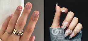 Lace, smoke and pearls: the best ideas for a prom manicure that looks expensive and sophisticated. Photo