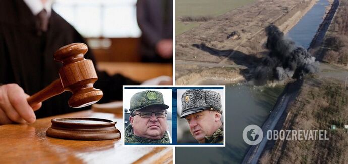 Ukraine convicts Russian general and colonel who commanded the blowing up of the North Crimean Canal