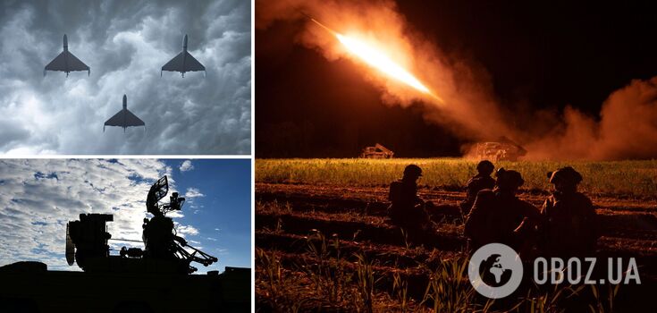 The occupants attacked Ukraine with drones at night: air defense forces shot down six Shaheds and two Merlin