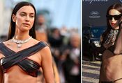 Rosjanka Irina Shayk zhańbiła się w Cannes, desperacko próbując zwrócić na siebie uwagę: modelka przyszła w bieliźnie.