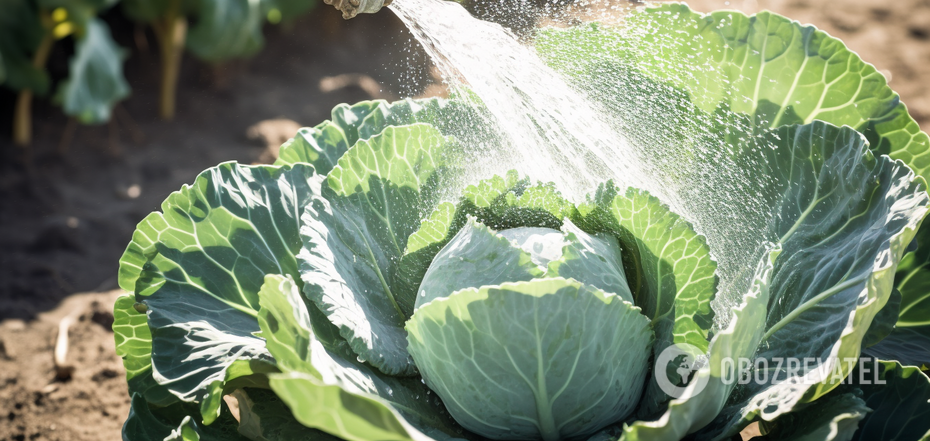 Sprouts will be huge and won't crack: How often should we water cabbage