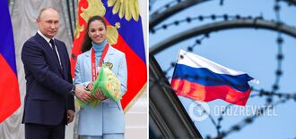 No money: Russian Olympic champion with 'washing machine intelligence' says she has 'moaning and complaining' from Europe and the US