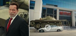 Came to work in a tank: Schwarzenegger became action director on Netflix. Video
