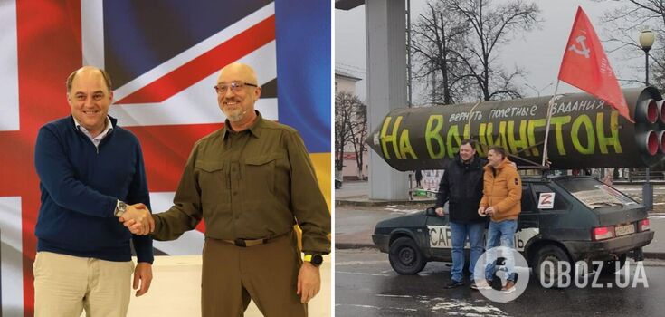 "A Nuclear Missile on Kyiv!" British defense minister caused hysteria among Russians by appearing in Kyiv and talking about Putin