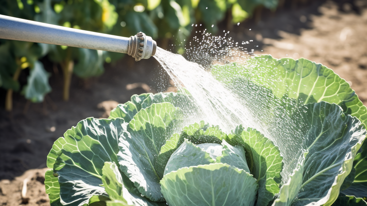 Sprouts will be huge and won't crack: How often should we water cabbage