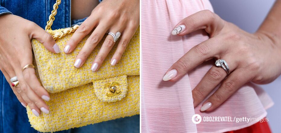 'Cloudy' manicure has captivated fashionistas around the world: it looks expensive and rejuvenates hands. Photo. 