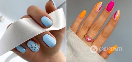 Six shades of nail polish will be at the peak of fashion in the summer of 2023: Luxury manicure ideas. Photo 