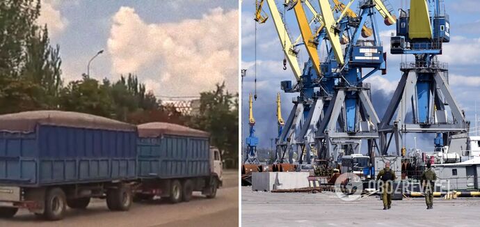 The occupiers are exporting grain from Ukraine