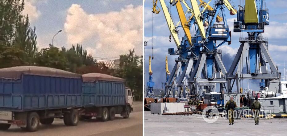 The occupiers are exporting grain from Ukraine