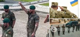 Hiszpańscy żołnierze ze łzami w oczach pożegnali swoich ukraińskich kolegów ze szkolenia. Wzruszające wideo